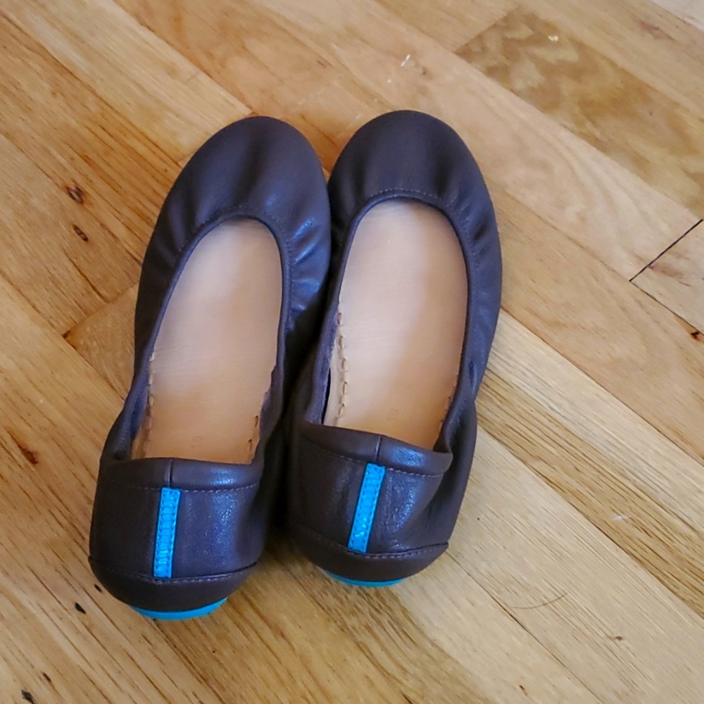 Tieks brown size 10